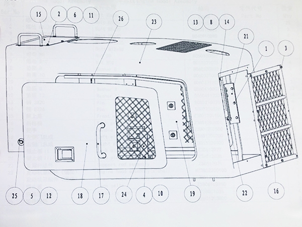 發動機罩總成。